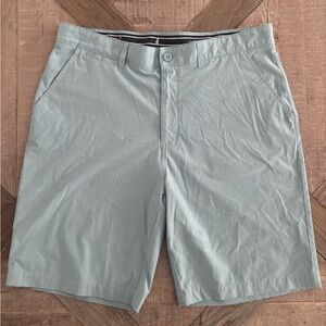johnnie-O Men's Light Blue Flat Front Shorts